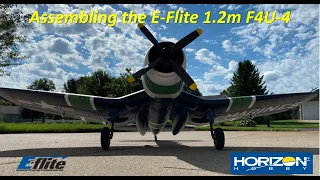 How to assemble the E-Flite 1.2m F4U-4 Corsair BNF Basic