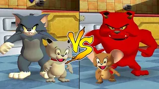 Tom and Jerry in War of the Whiskers HD Tom Vs Tyke Vs Jerry Vs Spike (Master Difficulty)