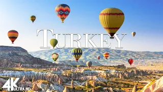 FLYING OVER TURKEY (4K UHD) - Soft Piano Music With Stunning Beautiful Nature