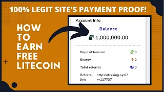 Free Litecoin Earning site With PAYMENT PROOF! (Crypto Earning)