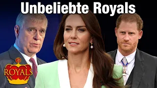 Neue Umfrage der Briten: DIESE Royals sind am unbeliebtesten • PROMIPOOL