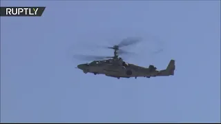 Kamov Ka-52 Alligator demonstration at MAKS 2021