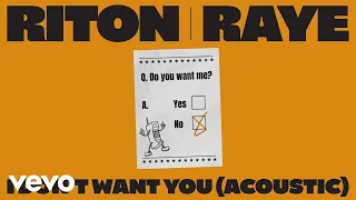 Riton, RAYE - I Don't Want You (Acoustic - Official Audio)