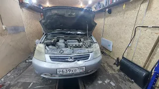 Замена передней и задней стойки и ТО Honda Stream rn1