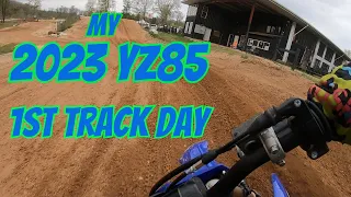 Taking the 2023 YZ85 to the track for the 1st time