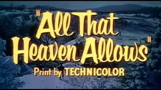 All That Heaven Allows (1955) Passed | Drama, Romance   Official Trailer