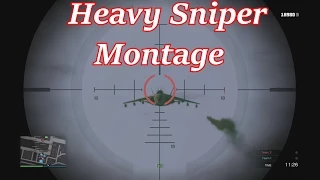 GTA V Online - Freemode Wars / Heavy sniper montage!!!