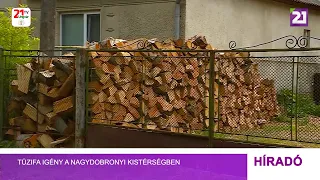 Tv21 Ungvár - Tüzifa igény a Nagydobronyi kistérségben
