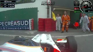 Jarno Opmeer Spun Around In Formula Renault Pau