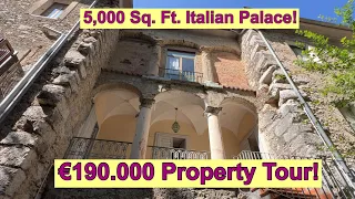 Unbelievable €190K Palace In Italy: A 5,000 Sq Ft Luxury Home Tour Near Rome | BradsWorld.it