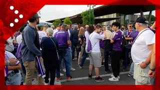 Finale di Conference League, l'arrivo dei tifosi al Viola Park