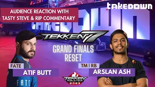 Atif Butt VS Arslan Ash | AUDIENCE REACTION | Takedown 2023 | TWT | Tekken 7