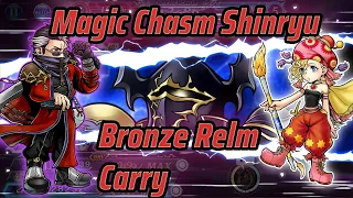 DFFOO Silver Witches Shinryu Protecting Bronze Relm With Auron and Golbez