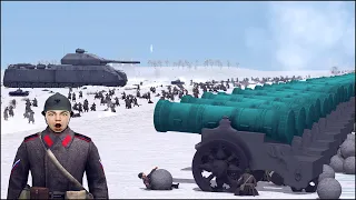 1 MEGATANK vs 100 BIGGEST CANNON EVER