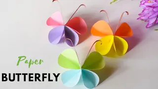 3D Paper Butterflies | Easy & Cute Butterfly DIY | 3D Paper Butterfly | DIY Paper Crafts Room Decor