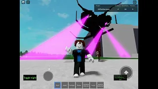 I beat the wither storm boss battle in Roblox