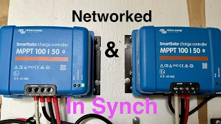 Creating a Network For the Victron MPPT 100/50 smart solar charge controllers Easy step by step DIY