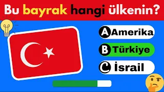 BU BAYRAK HANGİ ÜLKENİN? / ZORLU BİLGİ YARIŞMASI / ÜLKE BAYRAĞINI TAHMİN ET! - BAYRAK QUİZ TEST