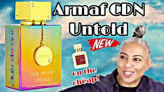 NEW Armaf Club de Nuit Untold REVIEW | BR540 on the low! | Glam Finds | Fragrance Reviews |