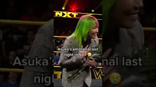 Asuka's Emotional LAST NIGHT in WWE NXT!