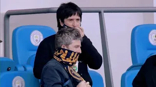 Johnny Marr and Noel Gallagher at the Premier League Final + Agüero Farewell clips (23/05/2021)