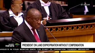 Land expropriation without compensation is here to stay: Ramaphosa