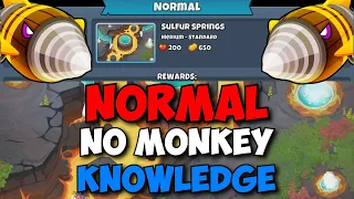 BTD6 Dreadbloon Normal Tutorial || No Monkey Knowledge || on Sulfur Springs