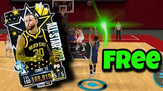 FREE STEPH CURRY CARD GAMEPLAY IS INSANE! DROPS 30 POINTS! NBA 2K MOBILE SEASON 5!
