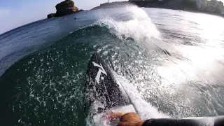 surf first view person (gopro)