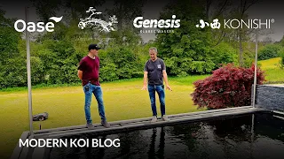 Modern Koi Blog #6031 - Marita und Silvios nagelneuer 32.000 Liter Koiteich