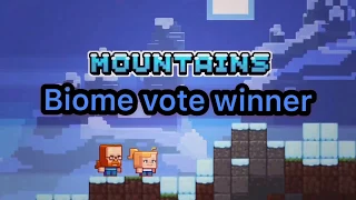 Minecraft New Biome Winner Mountains-Minecon Live