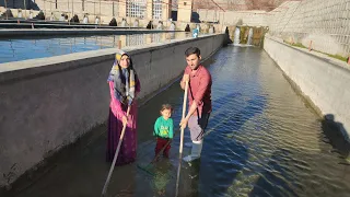 "From the Wilderness to Home: A Nomadic Couple's Journey of Fish Farming and Love"