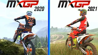 MXGP 2021 Vs MXGP 2020 | Direct Comparison Gameplay