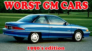 Worst cars of the '90s from General Motors!