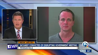 Satanist convicted of disrupting government meeting in Florida