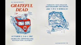 Grateful Dead 10-3-1987 Shoreline Amphitheatre ~ Mountain View , CA