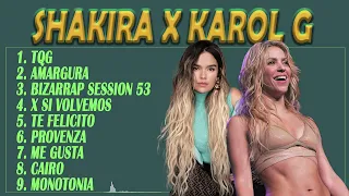 KAROL G Y SHAKIRA 2023 - MEJORES CANCIONES 2023