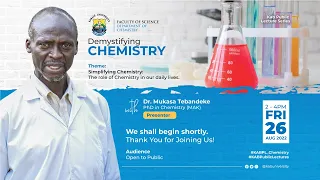 Public Lecture on Chemistry: The Role of Chemistry in Our Daily Lives