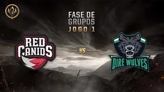 Red Canids x Dire Wolves (Fase de Entrada - Dia 1) - MSI 2017