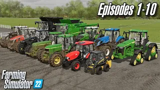 Elmcreek Lets Play Supercut (Episodes 1-10) | Farming Simulator 22