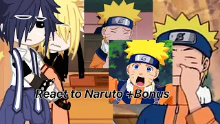 {Team 7 react to Naruto+Bonus Ship SasuNaru}•{Yui Møøn}