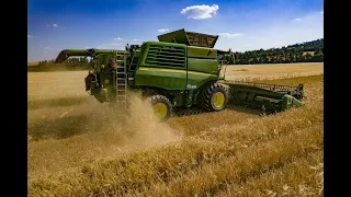 ŽNĚ 2023 | John Deere T670i | sklizeň ozimého ječmene | Úsovsko agro Klopina 2023