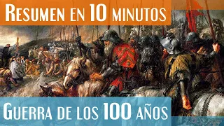 La Guerra de los 100 años en 10 Minutos! | Inglaterra contra Francia