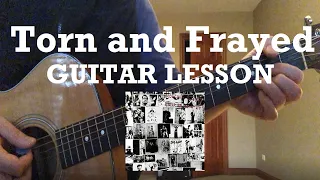 The Rolling Stones - Torn and Frayed - Guitar Lesson - Guitar Chords