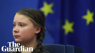 Greta Thunberg's emotional speech to EU leaders