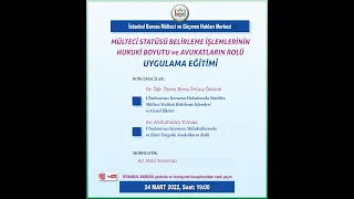 MÜLTECİ STATÜSÜ BELİRLEME İŞLEMLERİNİN HUKUKİ BOYUTU ve AVUKATLARIN ROLÜ