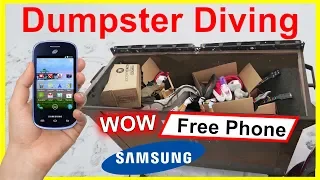 Found Working Samsung Phone Dumpster Diving #304