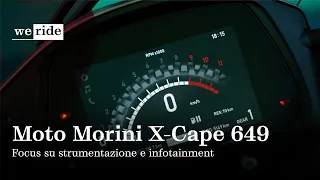 Moto Morini X-Cape 649 | Focus on instrument cluster & infotainment (ENG SUBS)