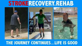 STROKE  RECOVERY REHAB | Learning to run and jump again, after suffering a stroke