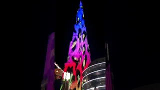 Дубай Бурдж-Халифа световое шоу СУПЕР !!! DUBAI